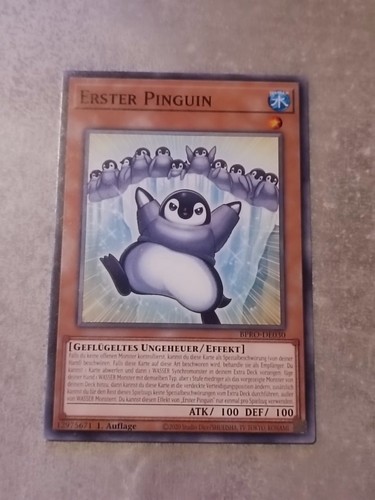 Yugioh tcg erster pinguin - yugioh,
