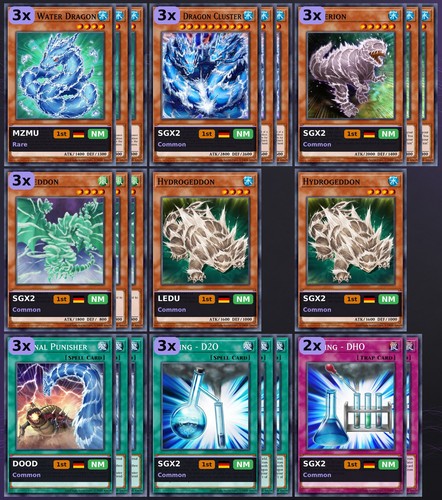 Wasserdrache deck - yu-gi-oh!,
