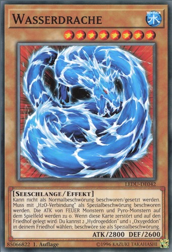 Yugioh wasserdrache ledu - yugioh, ledu-de042