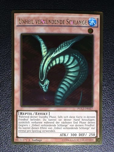 Unheil verkündende schlange - verkündende,