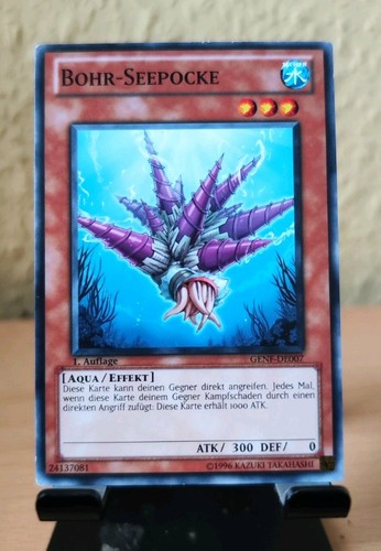 Karte bohr seepocke - yu-gi-oh, bohr-seepocke