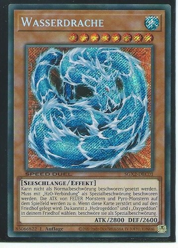 Yugioh wasserdrache sgx2 - wasserdrache, sgx2-dec01
