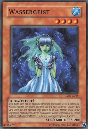 Yugioh wassergeist - yugioh,