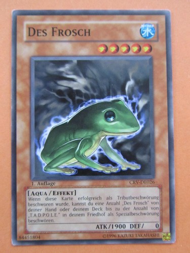 Yugioh des frosch 1 - yugioh,