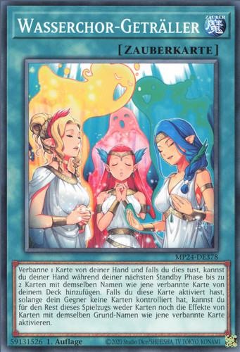 Yugioh wasserchor geträller - yugioh, wasserchor-geträller