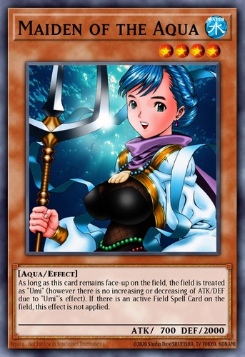 Jungfer des wassers - yu-gi-oh!,